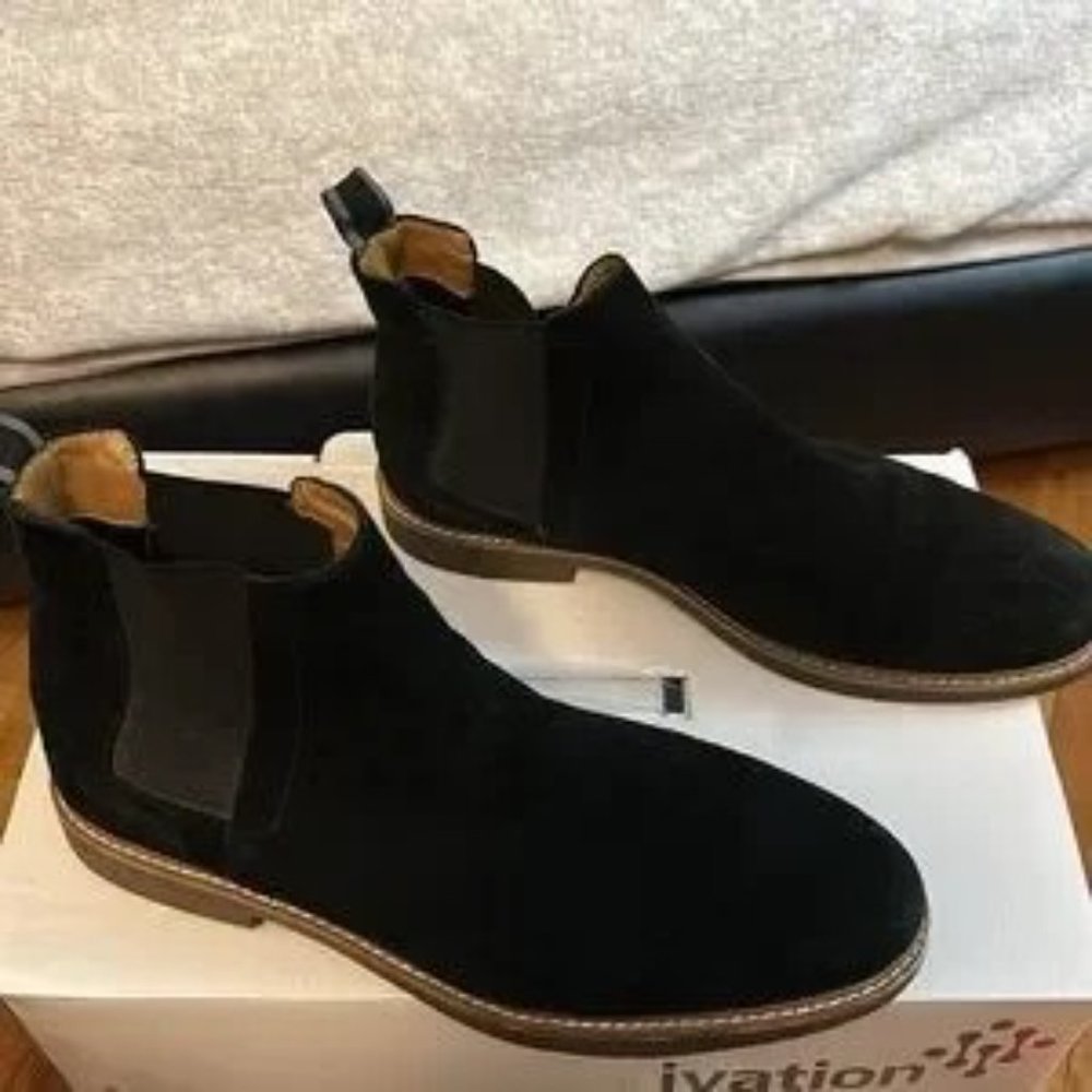 Suede Ankle Boots Men’s Steve Madden in Black